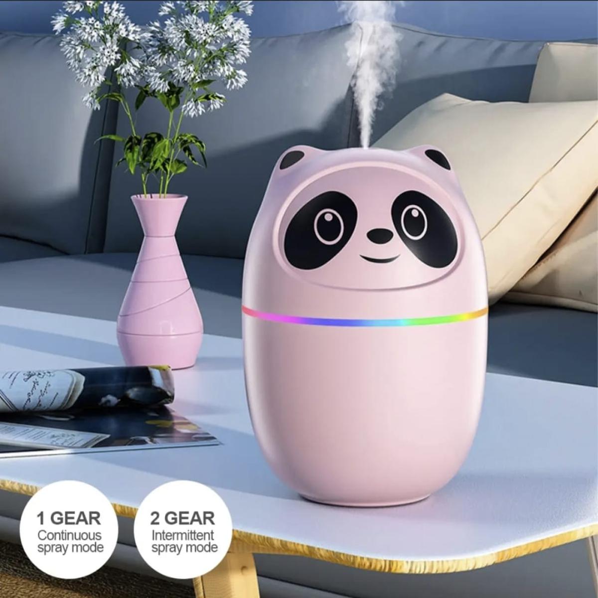 Cute Panda Mini Air Humidifier A10 – Perfect for Desk, Travel, Car & Office