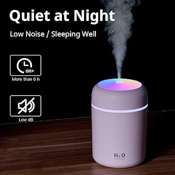 Portable RGB LED Humidifier H09 Oil Diffuser