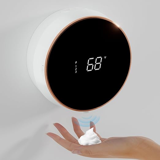 Electric Automatic Foaming Soap Dispenser Touchless Rechargeable for Bathroom and Kitchen