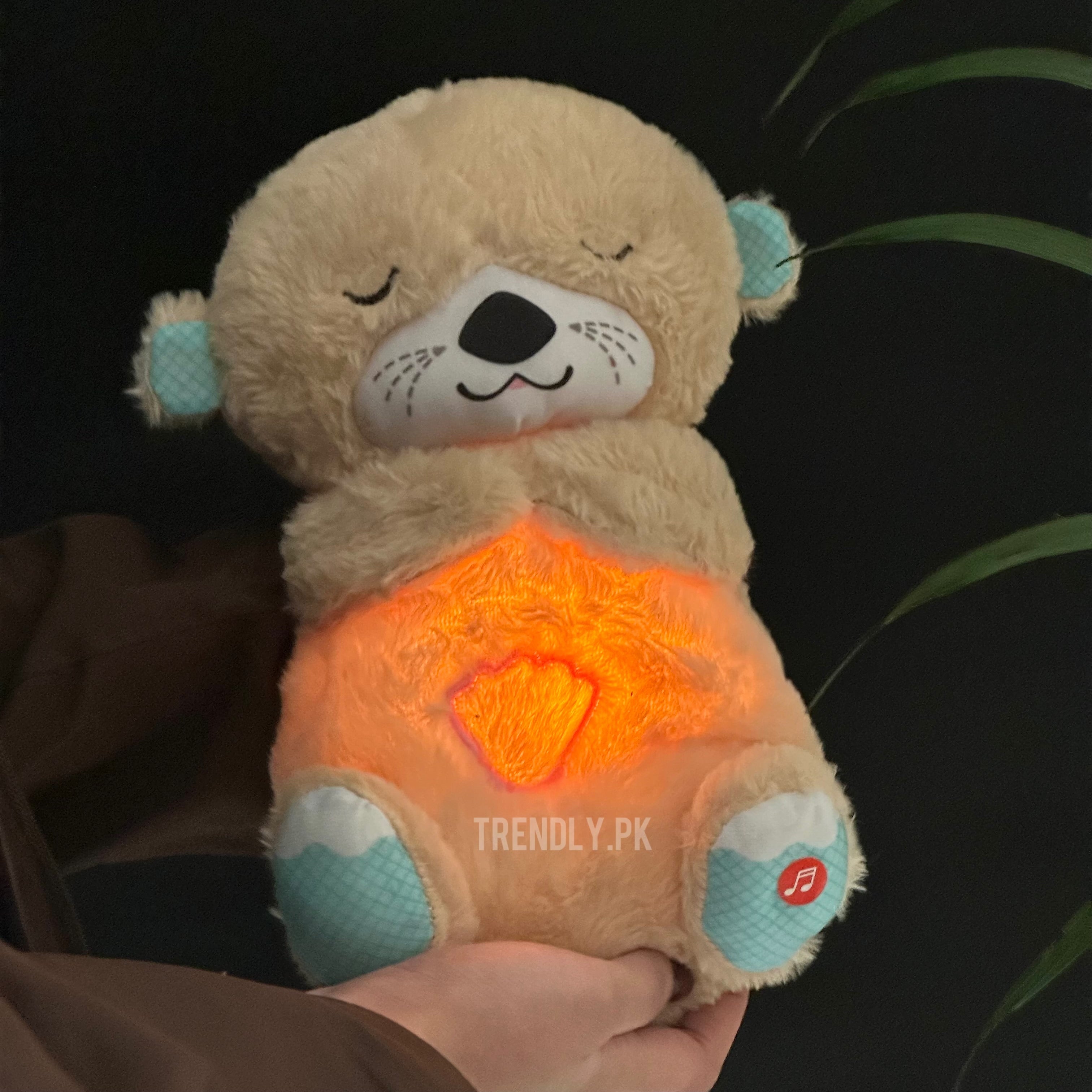 Breathing Otter Plush Soft Toy - Teddy bear