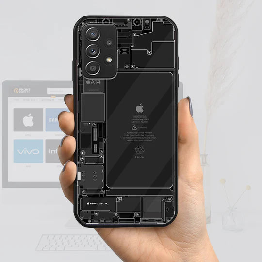 iPhone Schematics Designs - HQ Ultra Shine Premium Glass Phone Case