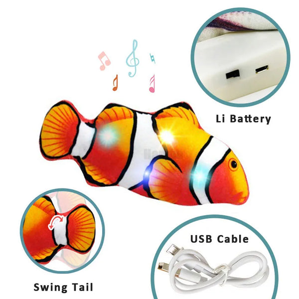 Rechargeable Smart Fish Toy  For Baby