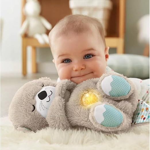 Sleep Time Companion-Plush Baby Toy with Music, Soft Lights, and Breathing Effect