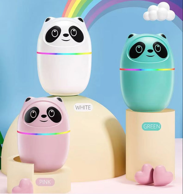 Cute Panda Mini Air Humidifier A10 – Perfect for Desk, Travel, Car & Office