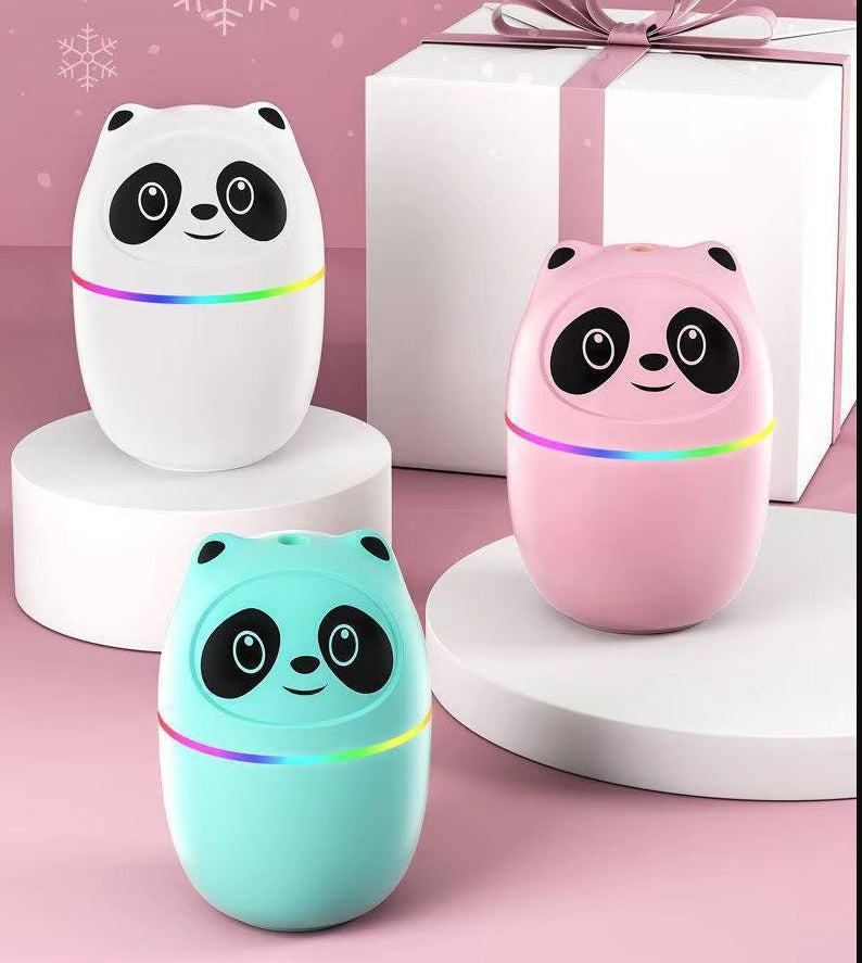 Cute Panda Mini Air Humidifier A10 – Perfect for Desk, Travel, Car & Office