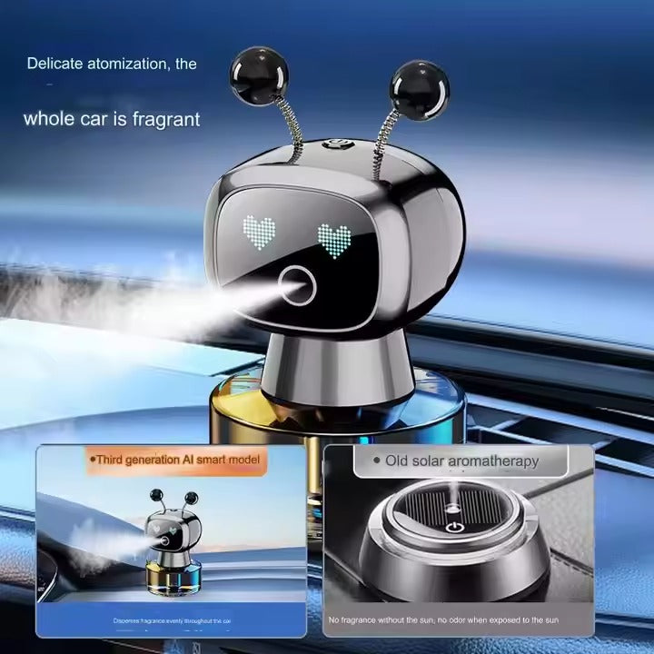 Smart Robot Car Air Freshener-  Long-lasting Scent & Humidifier