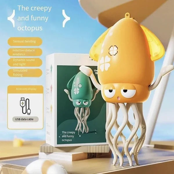 Electric Dancing Octopus Toy with Smart Obstacle Sensor