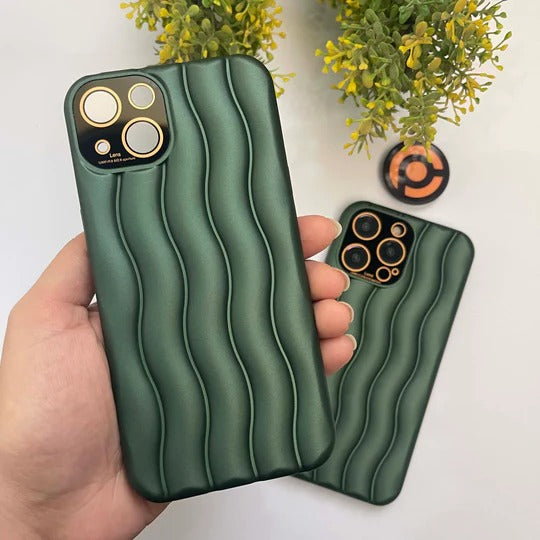 Curl shape case with Built-in Lens Protection