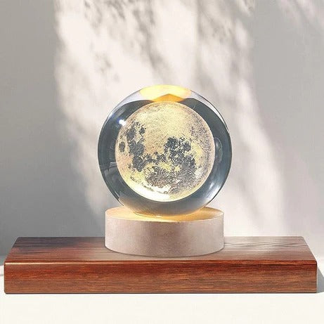 3D Crystal Globe Night Light