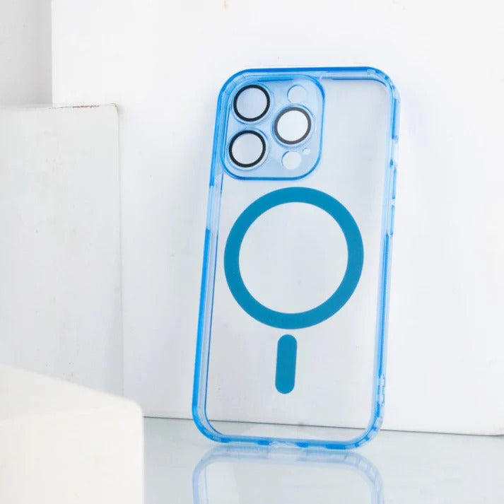 Blaze Series MagSafe Case with Camera Lens Glass Protector