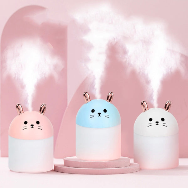 Cute Cat Shape Portable Humidifier A11 Perfect for Desk, Travel, Car & Office