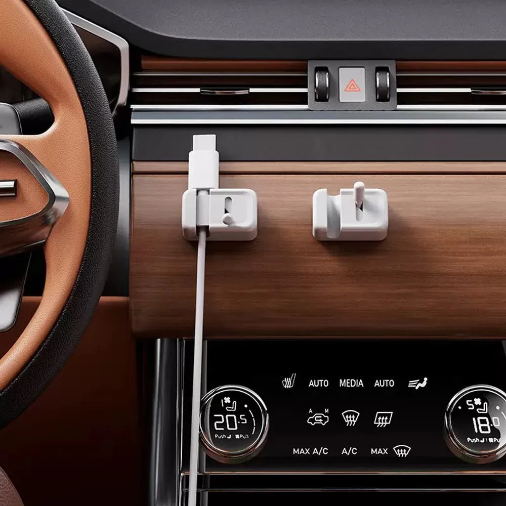 Magnetic Cable Organizer Clip – Desk Mount for Charging Cables