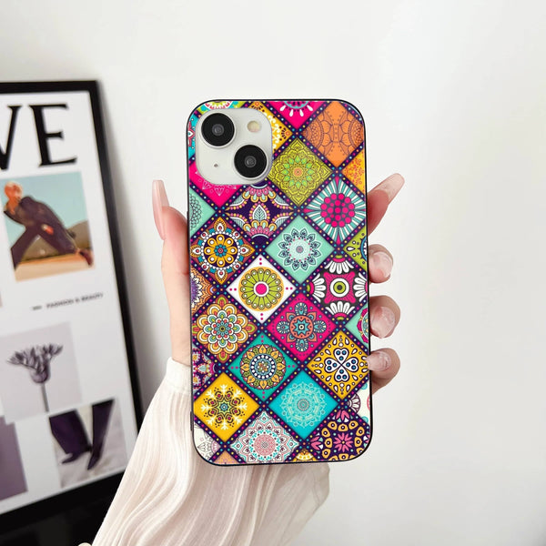 Mandala Art Design - HQ Ultra Shine Premium Glass Phone Case All Models