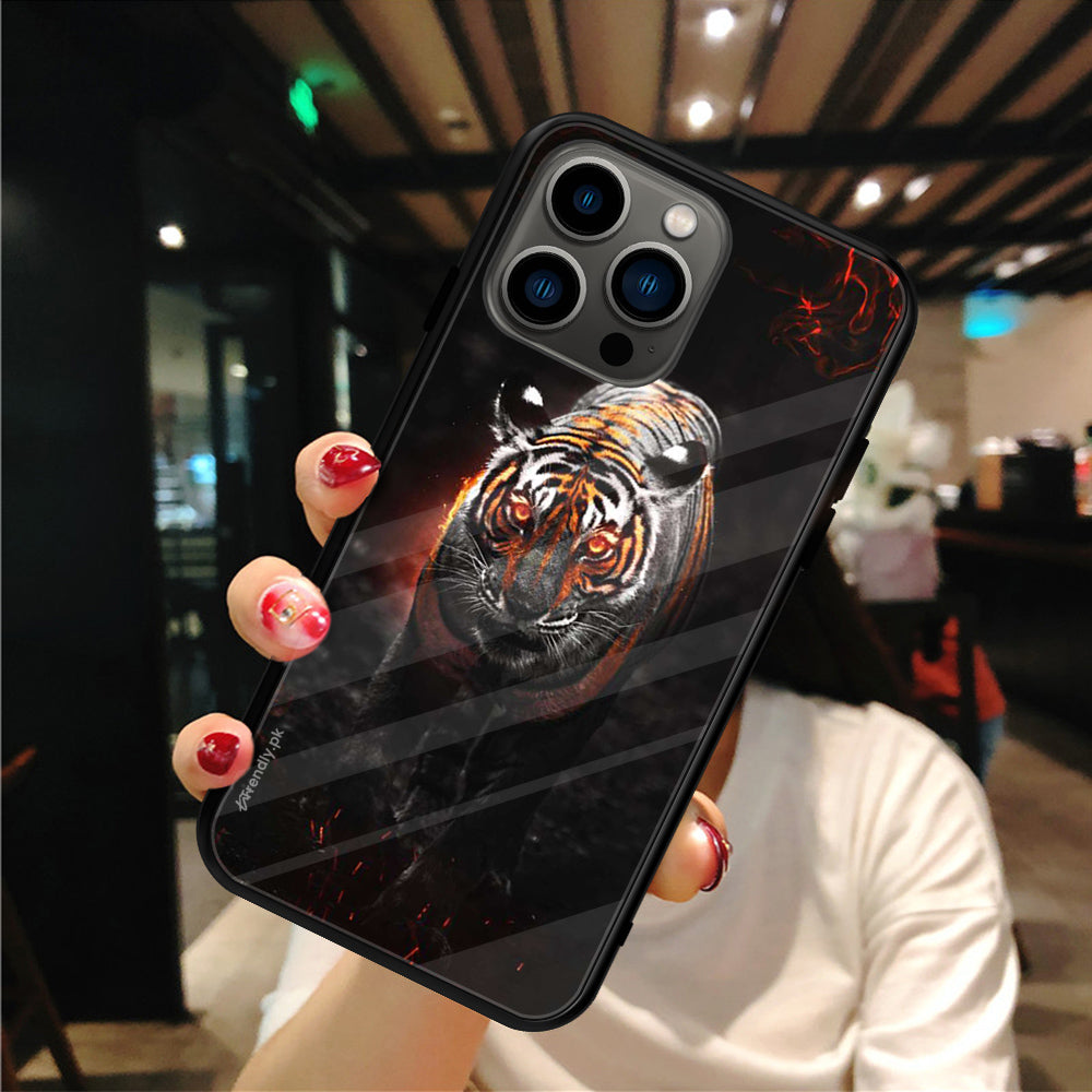 Tiger  Series  - HQ Ultra Shine Premium Glass Phone Case All Models