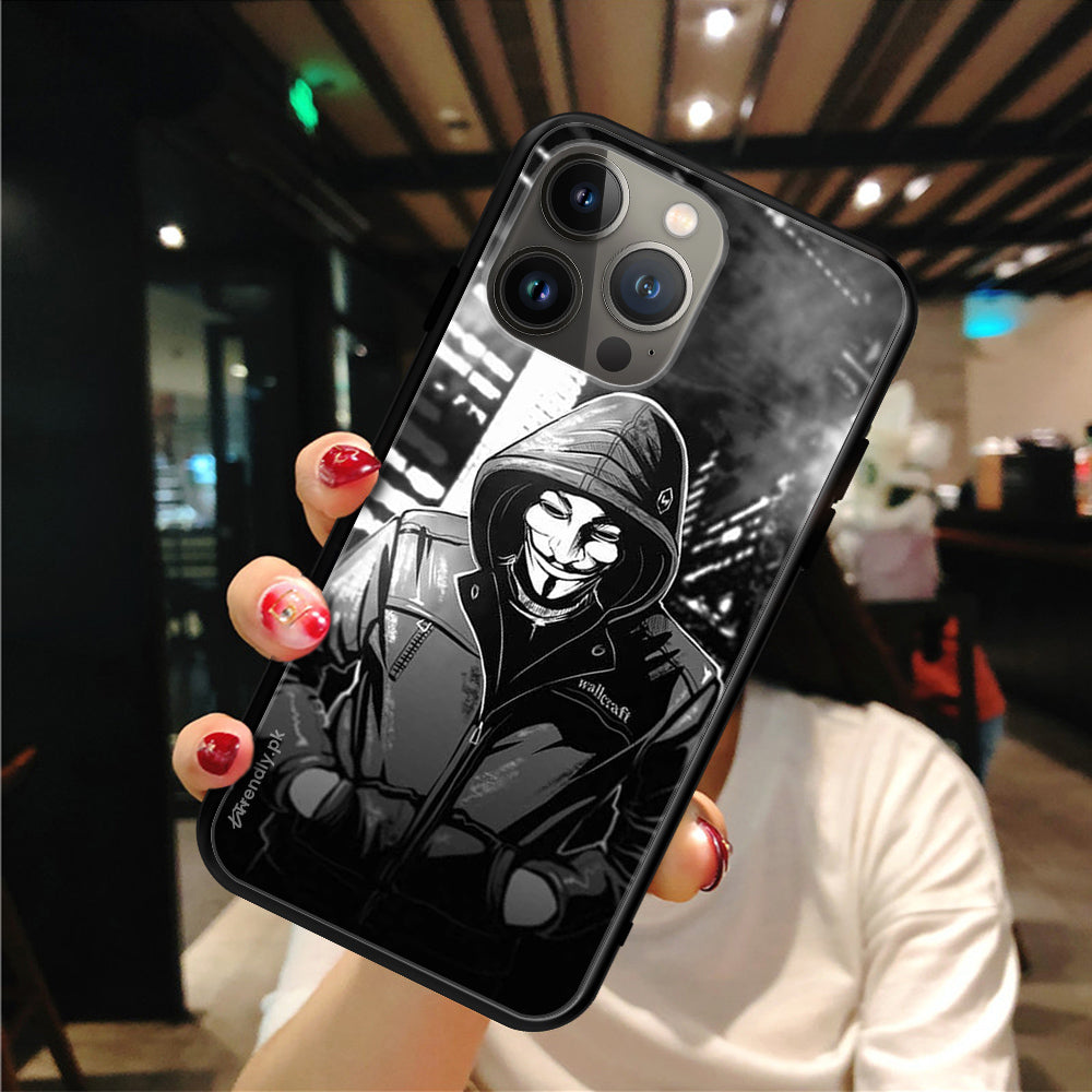 Anonymous 2.0 Series - HQ Ultra Shine Premium Glass Phone Case All Models