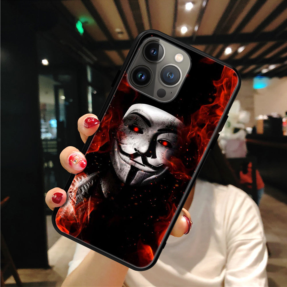 Anonymous 2.0 Series - HQ Ultra Shine Premium Glass Phone Case All Models