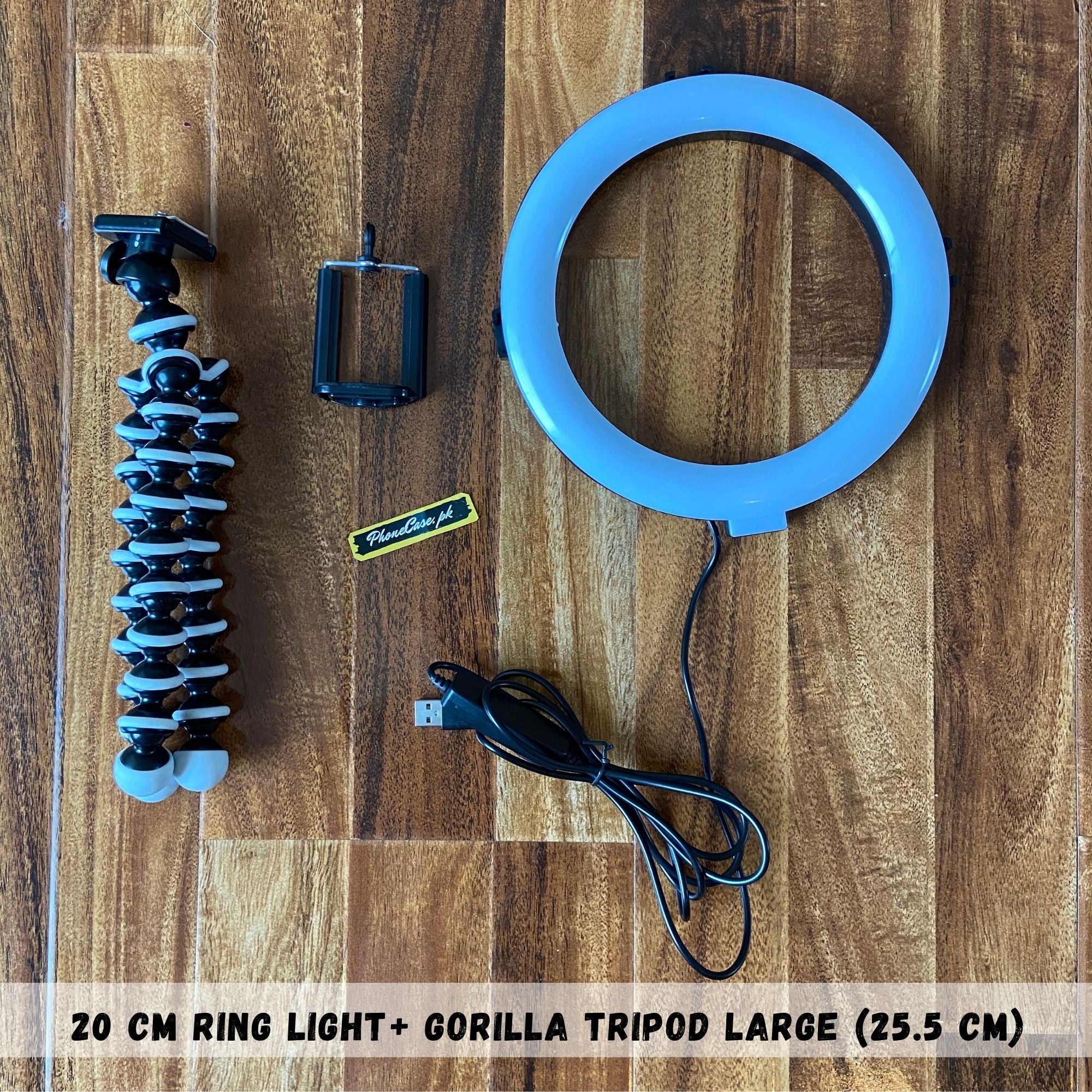 20 cm Ring Light with Tripods Combo (Save Big)